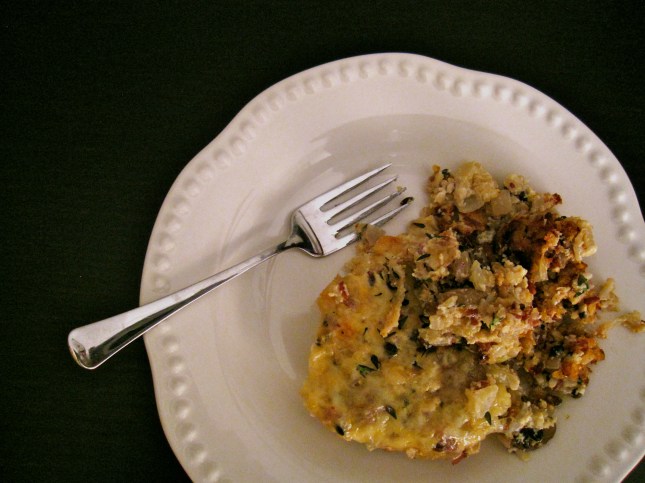 wild rice and mushroom casserole